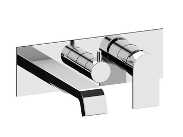 TOLOMEO 83528 - Wall-mounted bathtub mixer with diverter by Rubinetterie Frattini - view 2